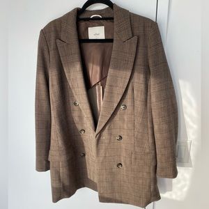 Aritzia Wilfred Margaux Double Breasted Blazer